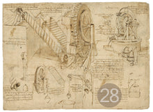 Carica l'immagine nel visualizzatore di Gallery, Disegni di Leonardo Da Vinci - relaxart.it