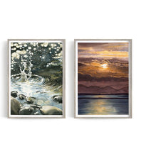 Carica l'immagine nel visualizzatore di Gallery, Dittico 07 Acqua Fuoco - relaxart.it