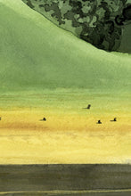 Carica l&#39;immagine nel visualizzatore di Gallery, Acquerello Originale Pano Terra 01 - relaxart.it
